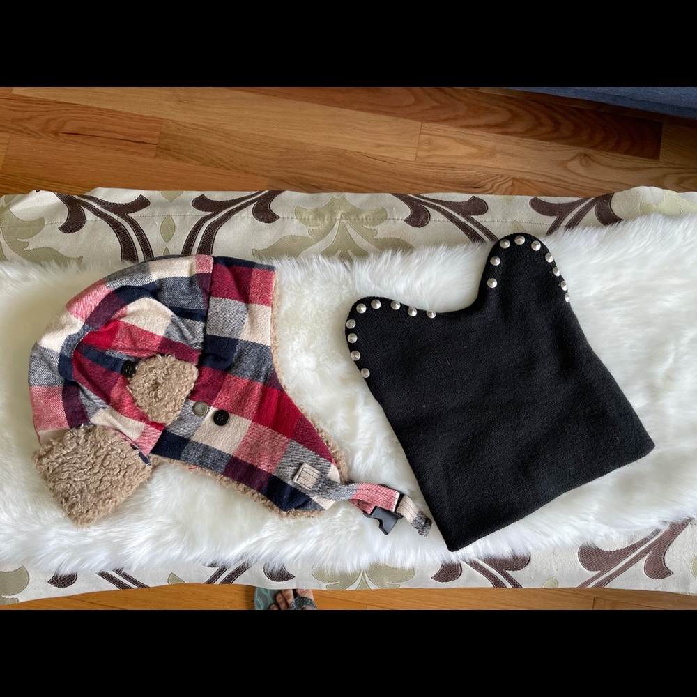 Urban pipeline trapper hat and cat ears studs hat